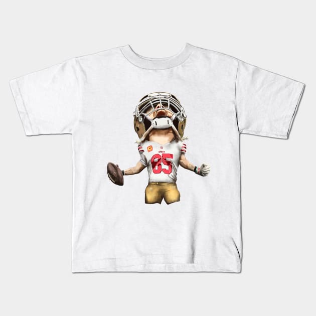 Kittle! Kids T-Shirt by ericjueillustrates